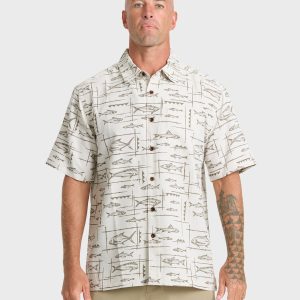 Waterman Topanga Short Sleeve Shirt - Moonbeam