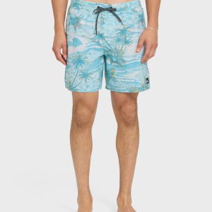 Mix Volley 17 Swim Trunks - Blue Haze