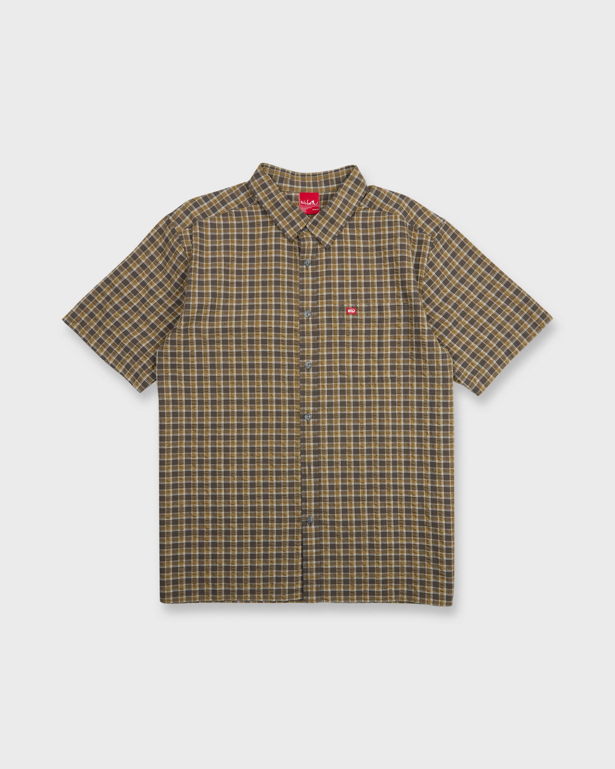 Young Guns Button-Up Short Sleeve Shirt - Major Brown - Image 8