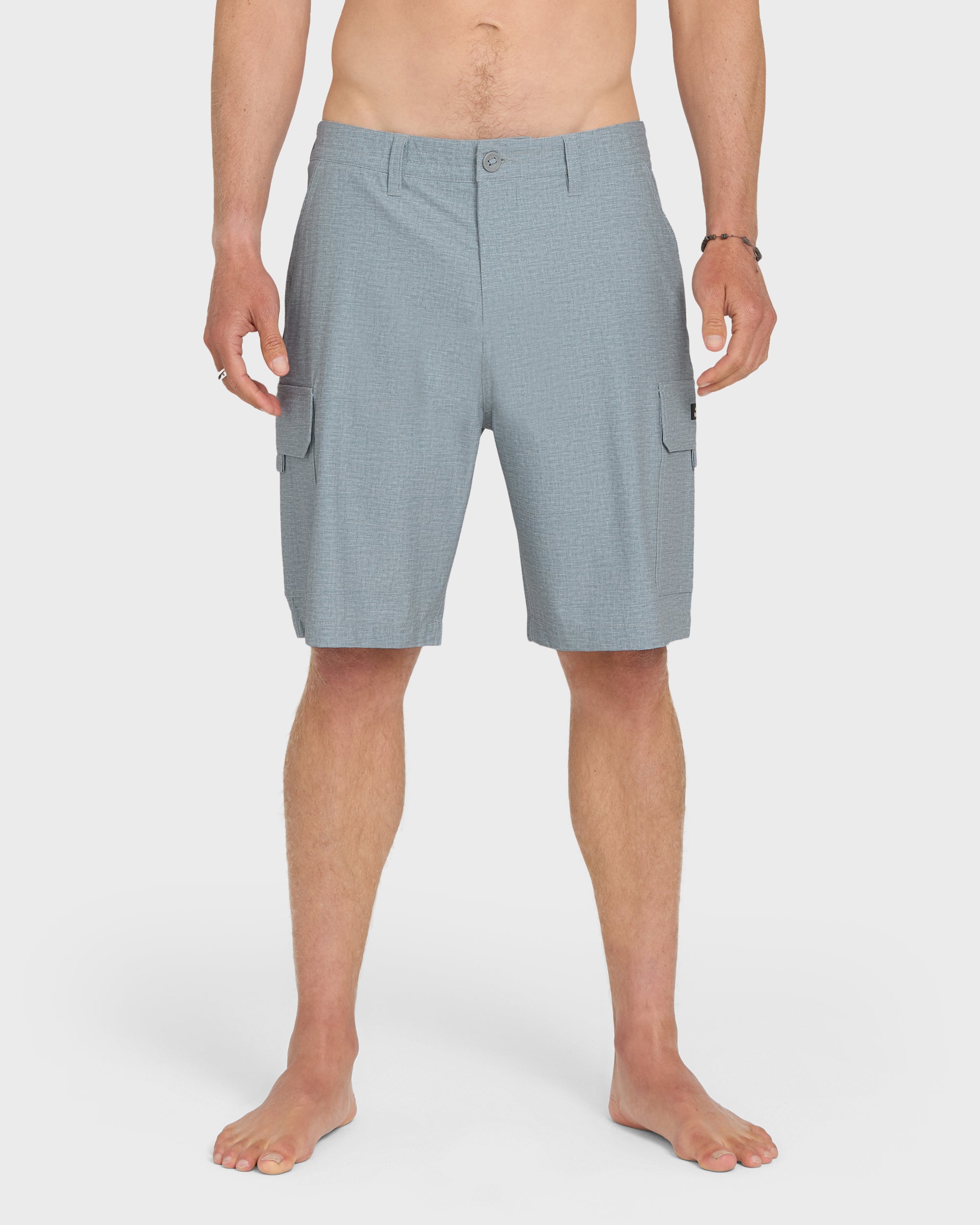 Legion Cargo 20 Amphibian Hybrid Shorts - Frost Gray Heather - Image 3