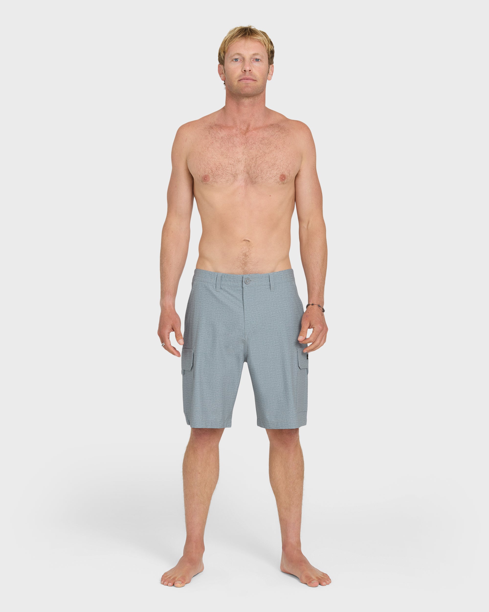 Legion Cargo 20 Amphibian Hybrid Shorts - Frost Gray Heather - Image 5