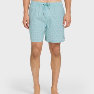 Ocean Mayhem 17 Swim Trunks - Aqua