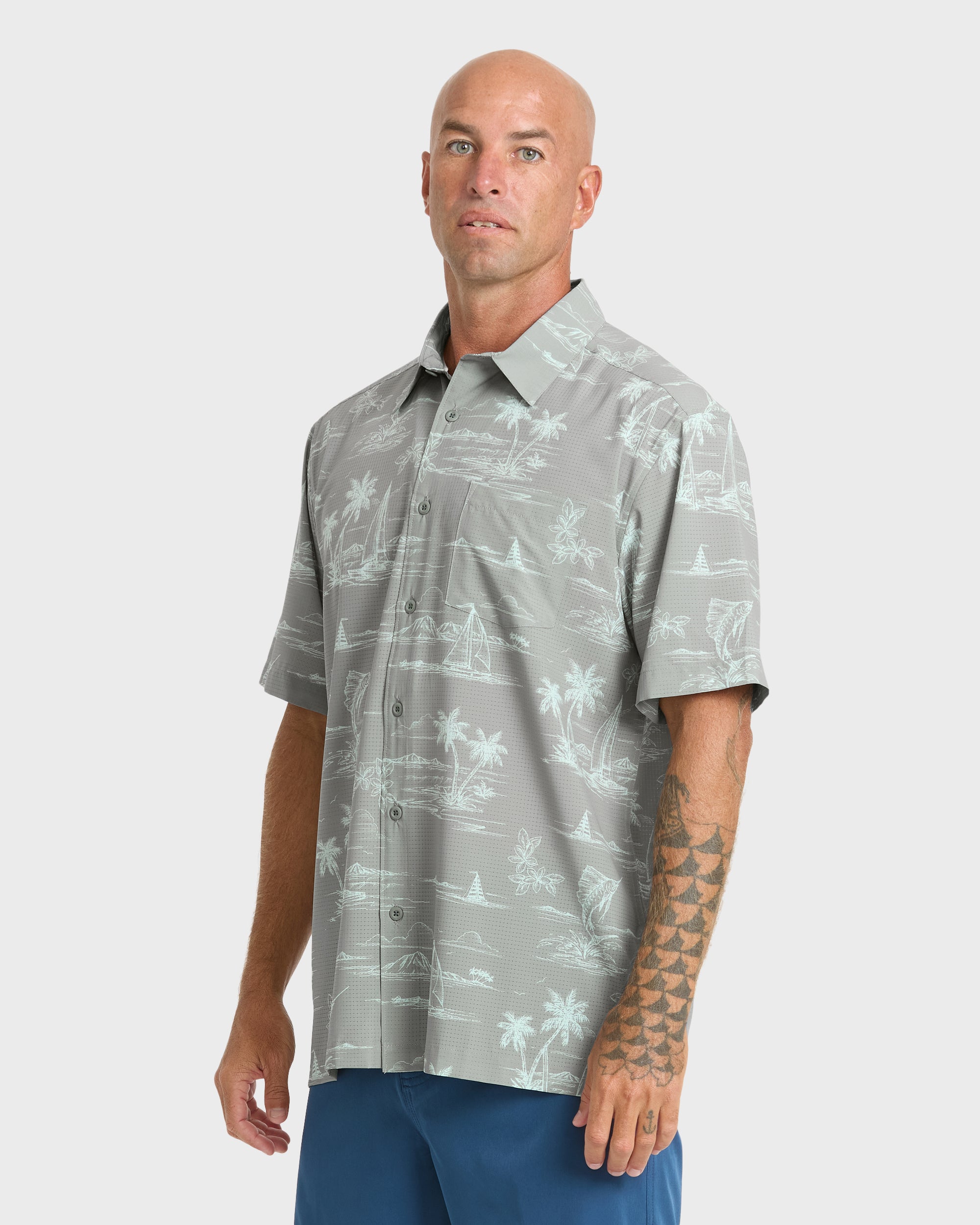 Performance Pack Short Sleeve Shirt - Frost Gray - Image 4