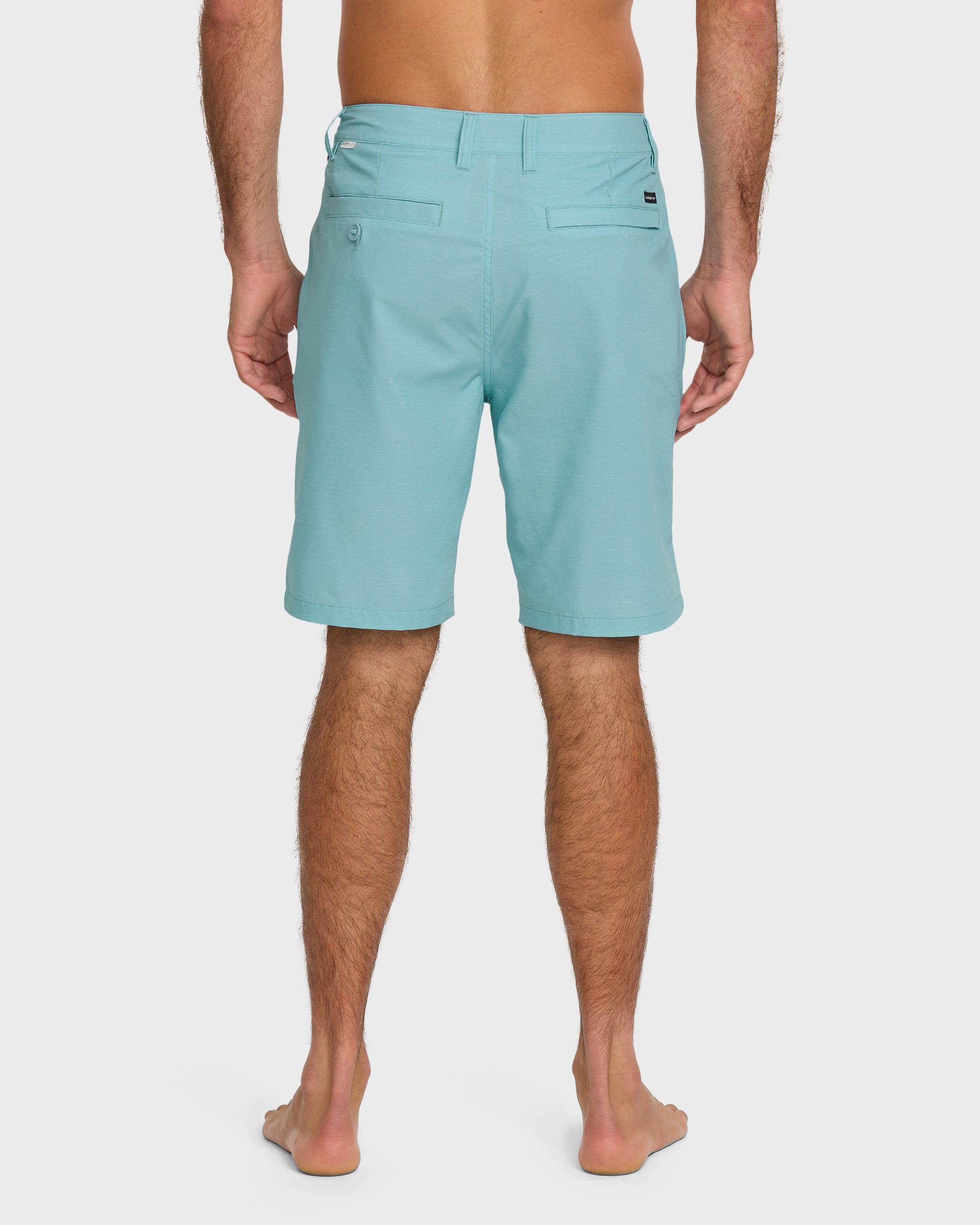 Union Heather 20 Amphibian Hybrid Shorts - Aqua Blue - Image 2
