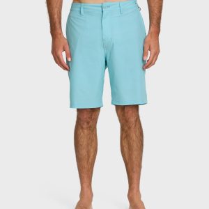 Union Heather 20 Amphibian Hybrid Shorts - Aqua Blue