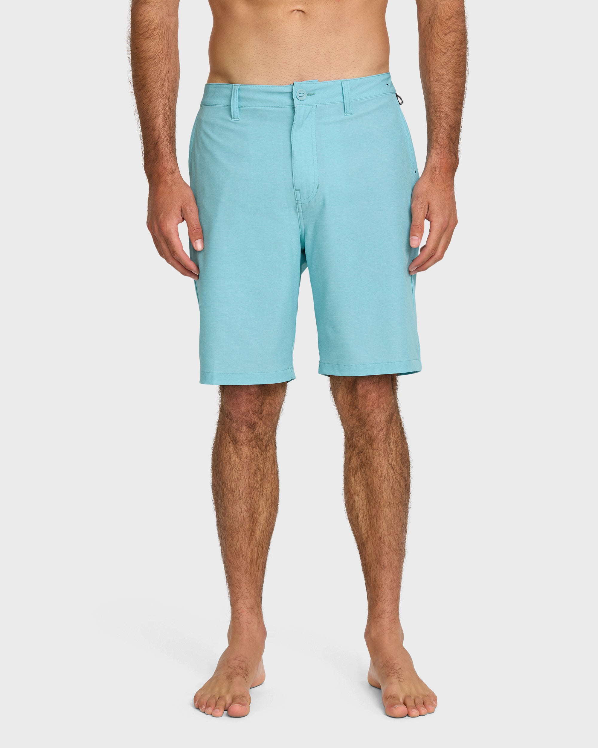 Union Heather 20 Amphibian Hybrid Shorts - Aqua Blue