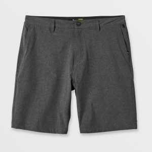 Union Heather 20 Amphibian Hybrid Shorts - Black