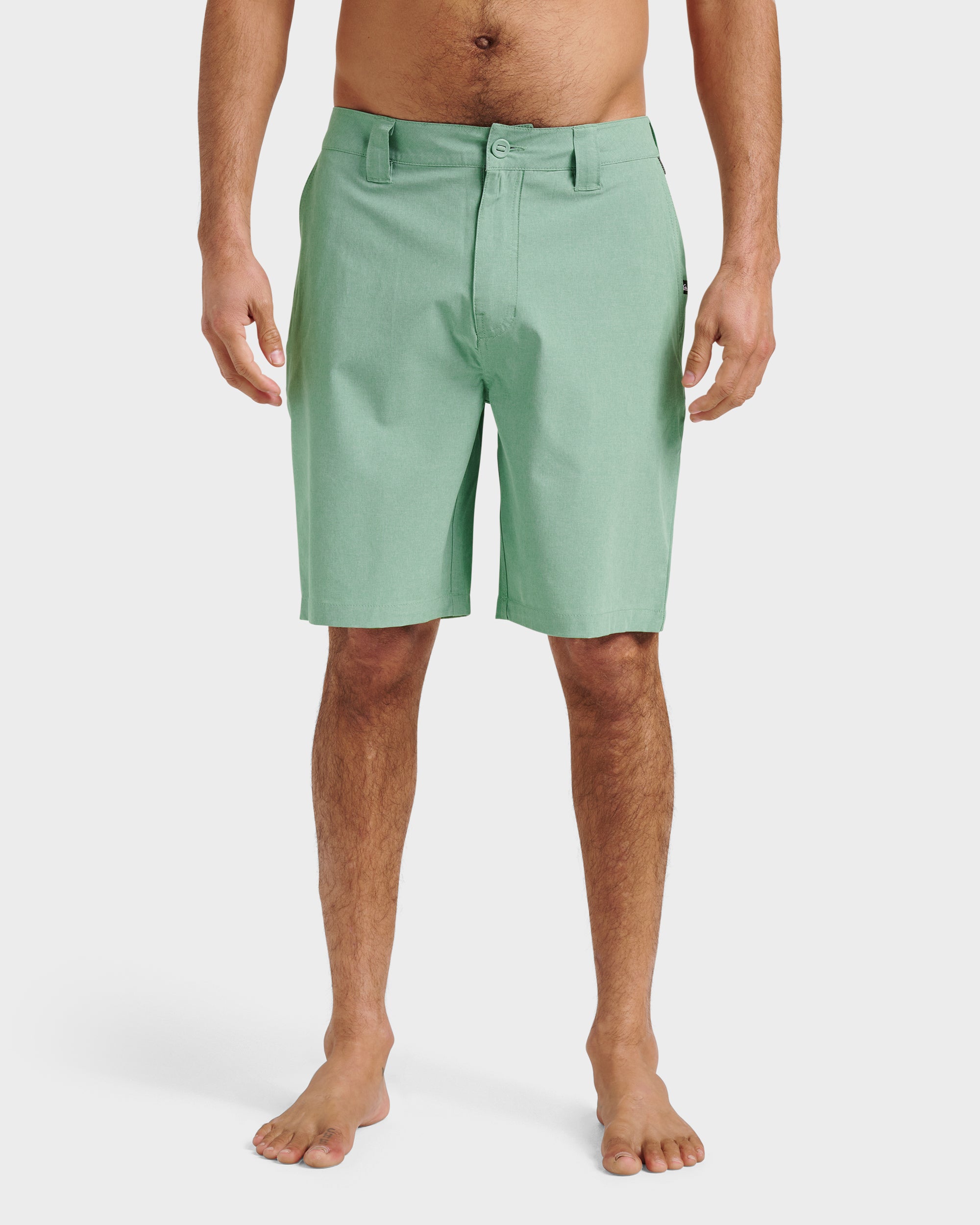 Union Heather 20 Amphibian Hybrid Shorts - Granite Green