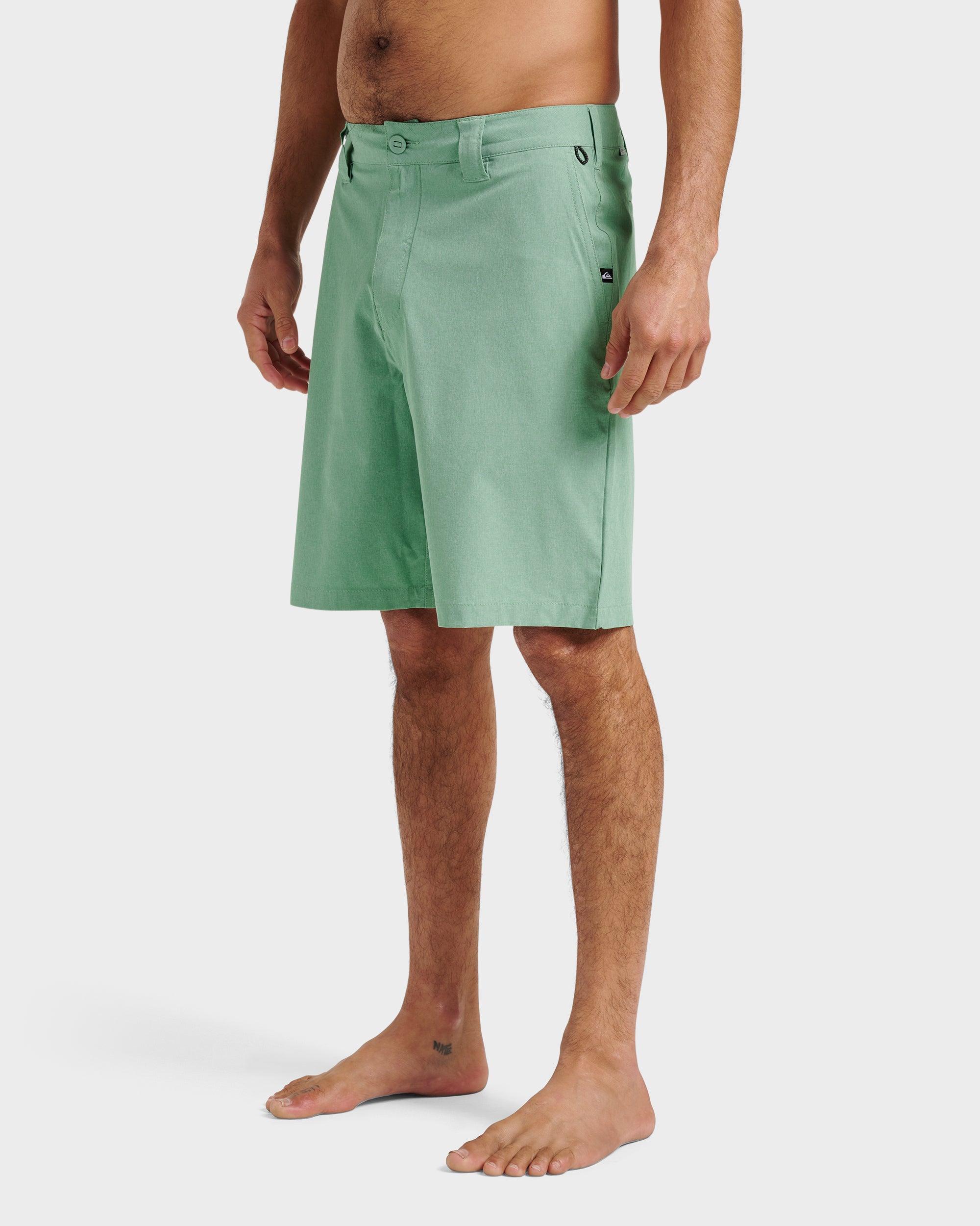 Union Heather 20 Amphibian Hybrid Shorts - Granite Green - Image 3