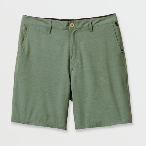 Union Heather 20 Amphibian Hybrid Shorts - Seaweed Green
