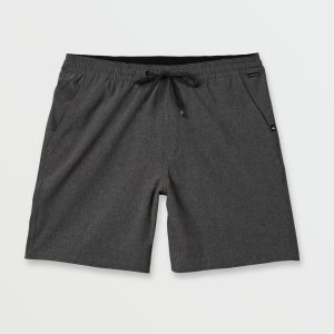 Taxer Heather Amphibian 18 Hybrid Shorts - Black