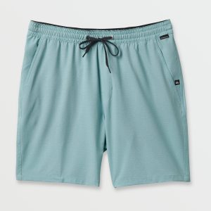 Taxer Heather Amphibian 18 Hybrid Shorts - Jade Grey