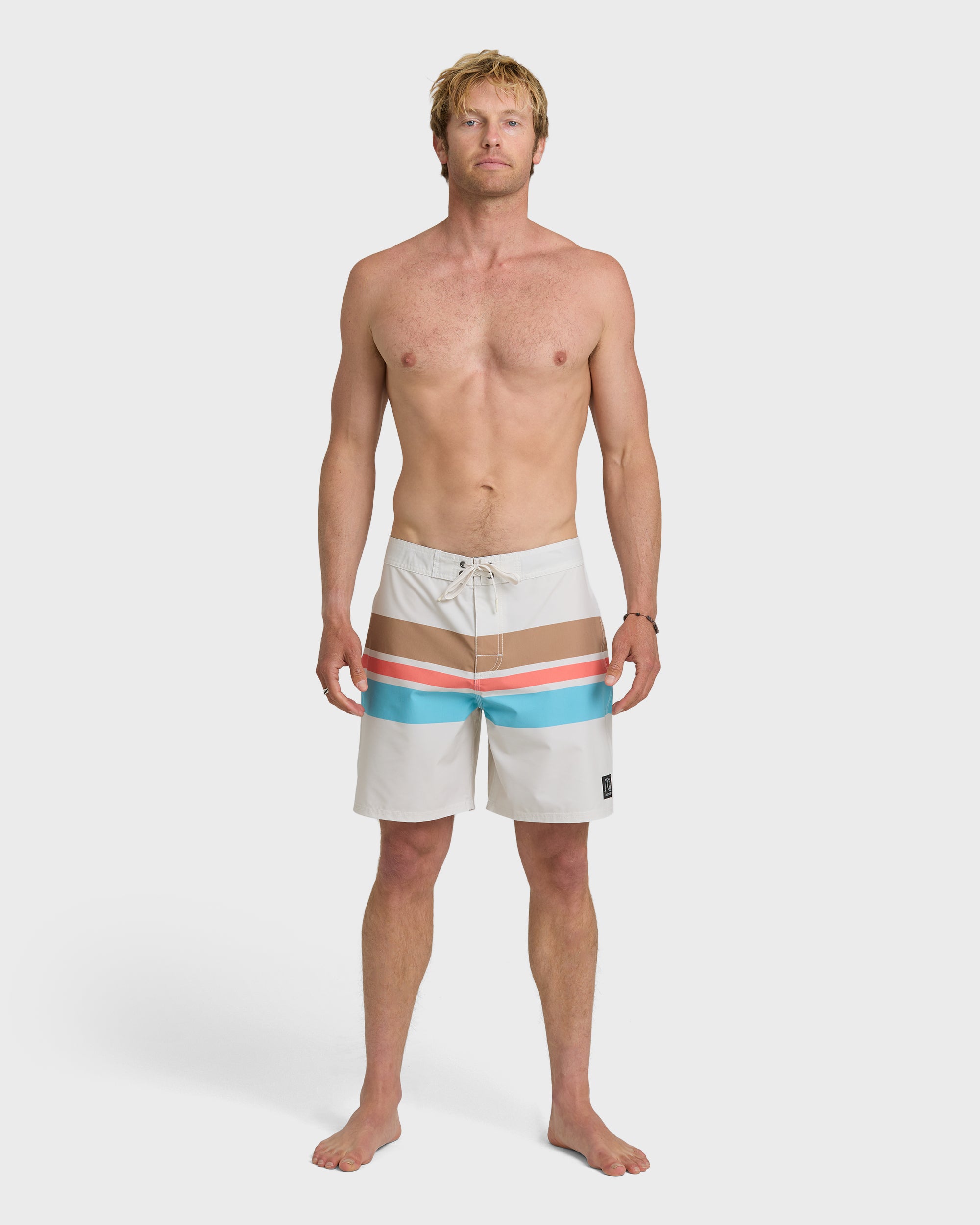 Original Straight Leg 18 Boardshorts - Bone White - Image 3