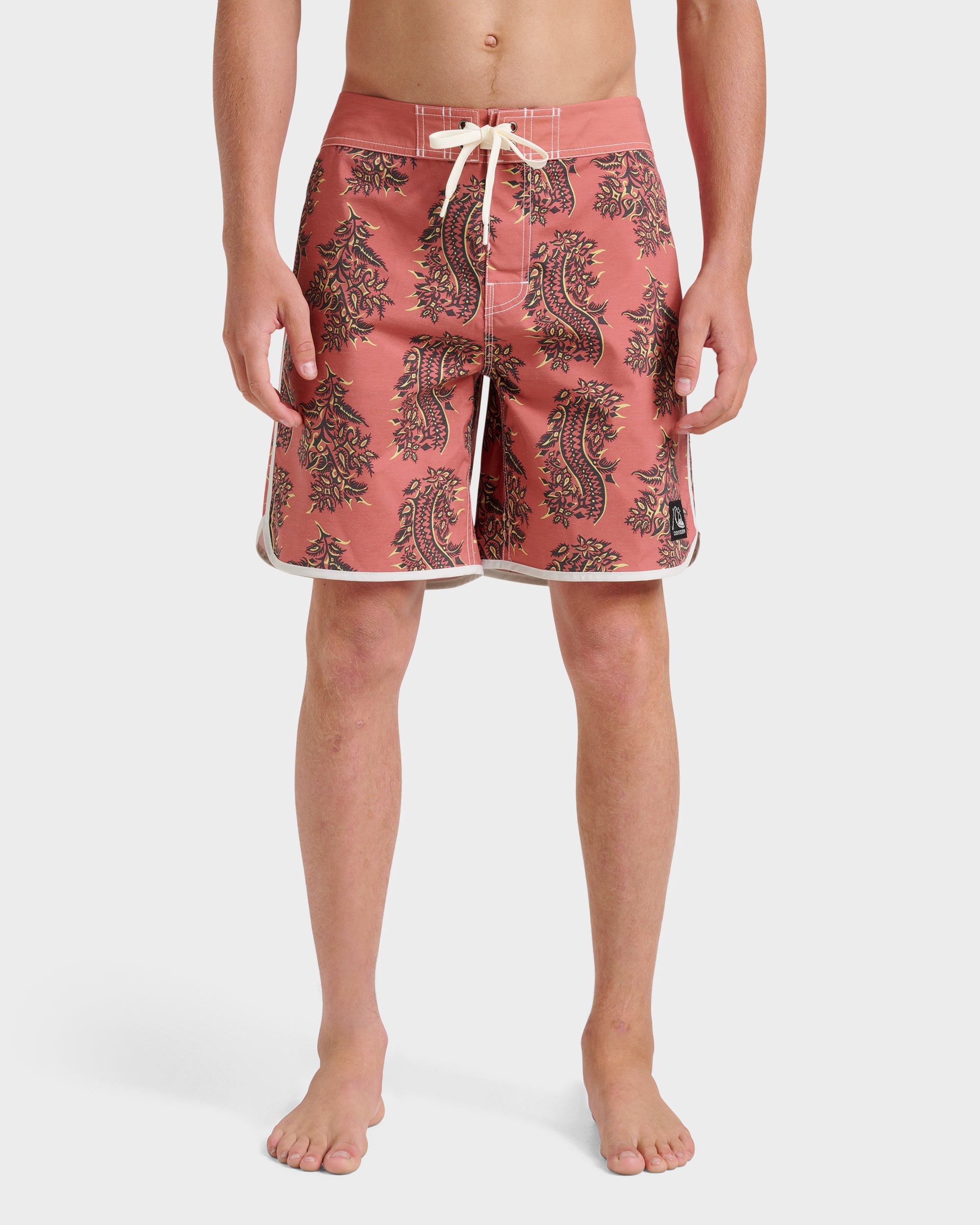 Original Scallop 18 Boardshorts - Mineral Red