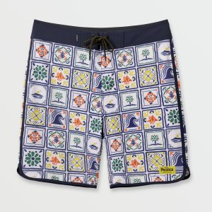 Quiksilver x Pacifico Scallop 19 Boardshorts - White