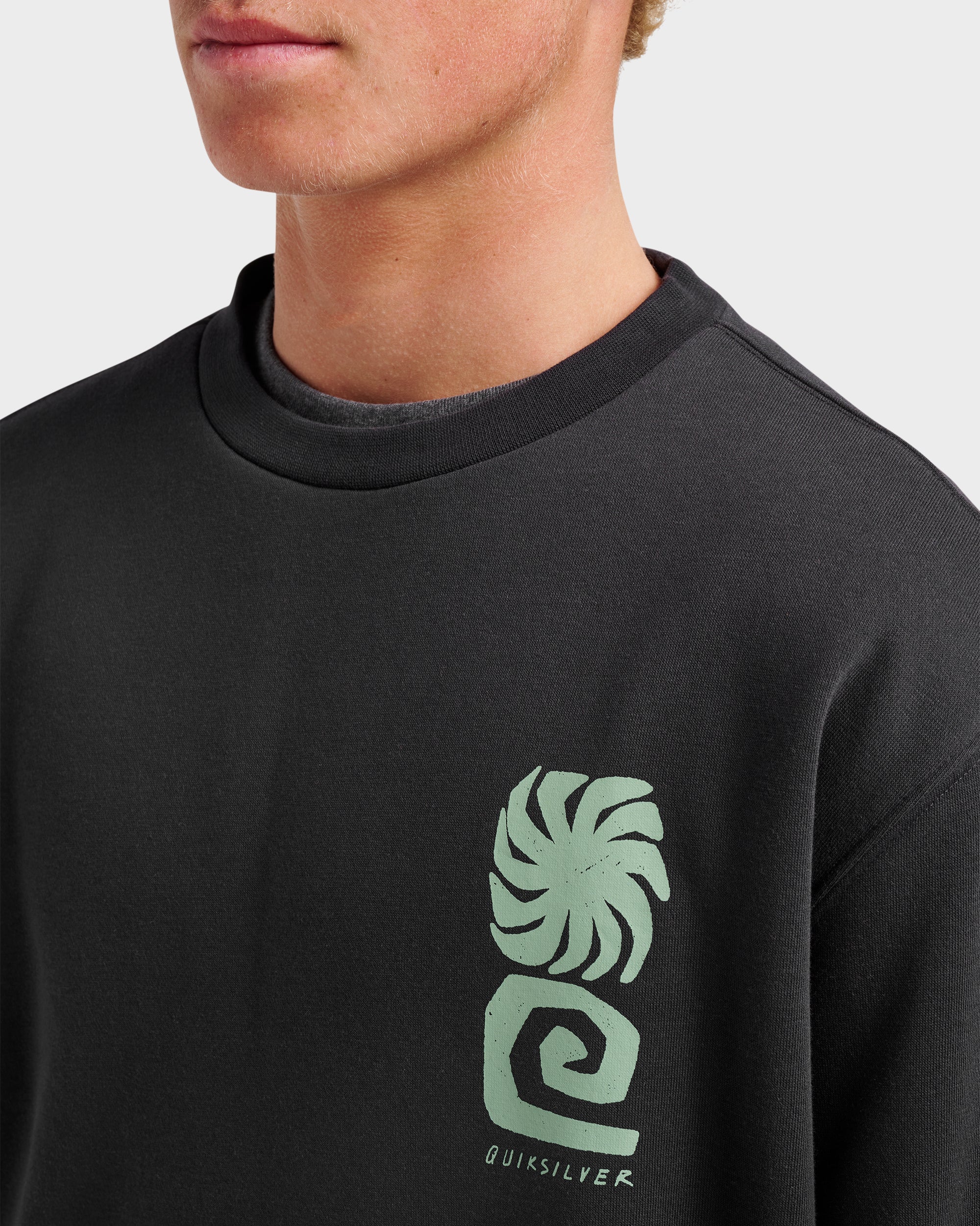 Graphic Crewneck Sweatshirt - Phantom - Image 3