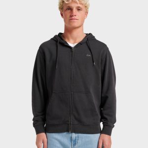 Saltwater Full Zip Hoodie - Black