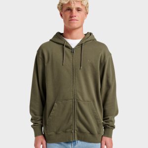 Saltwater Full Zip Hoodie - Grape Leaf