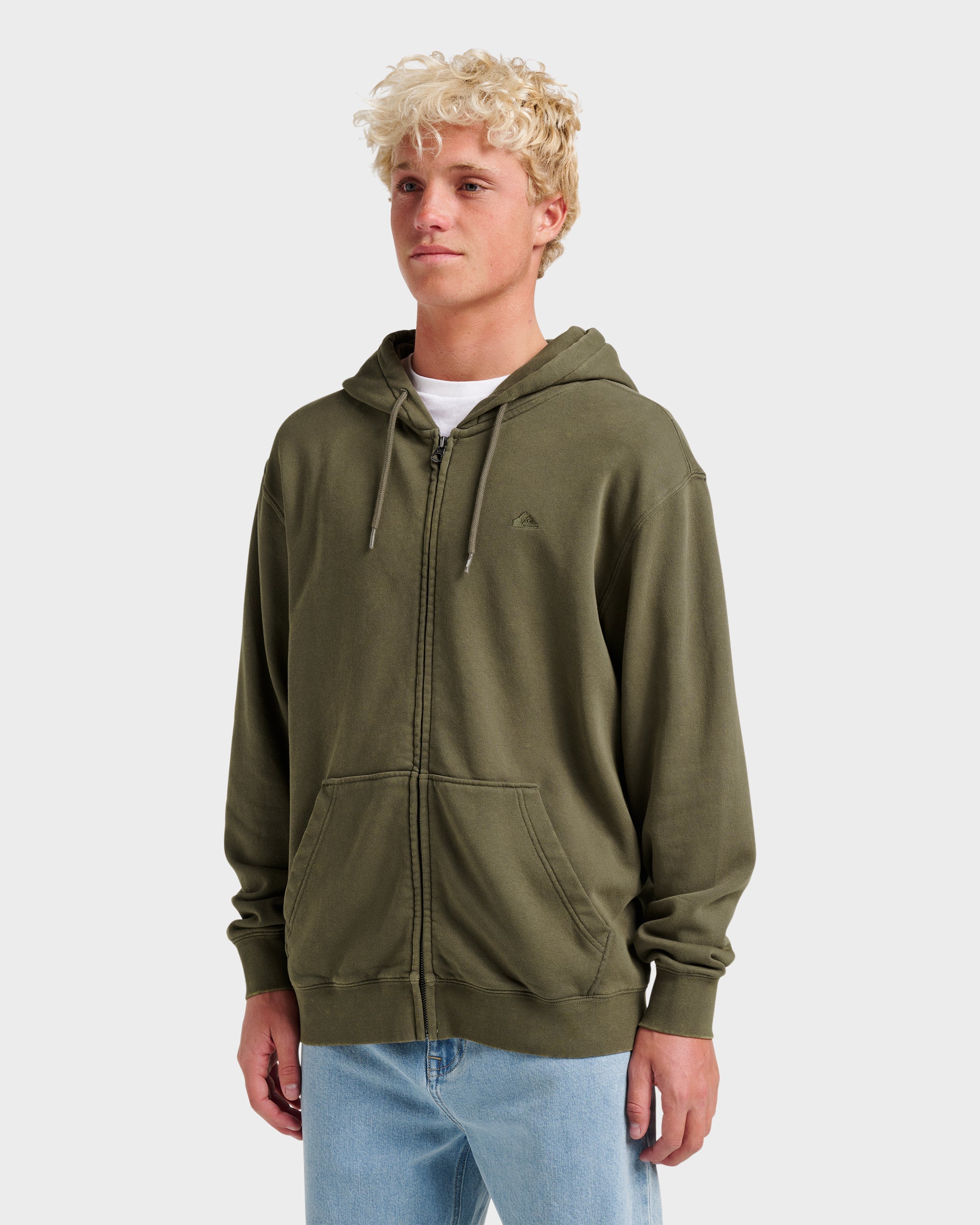 Saltwater Full Zip Hoodie - Grape Leaf - Image 3