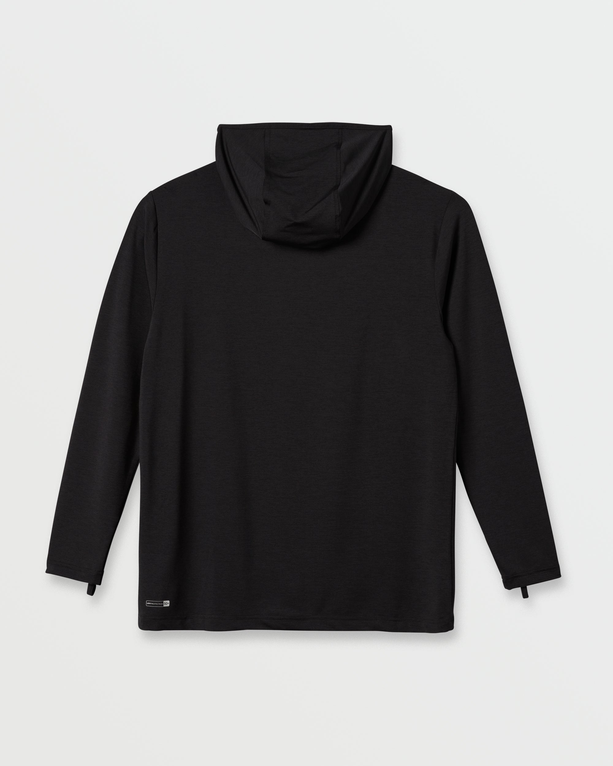 DNA Logo Surf Hood Long Sleeve Surf Tee - Phantom Heather - Image 8
