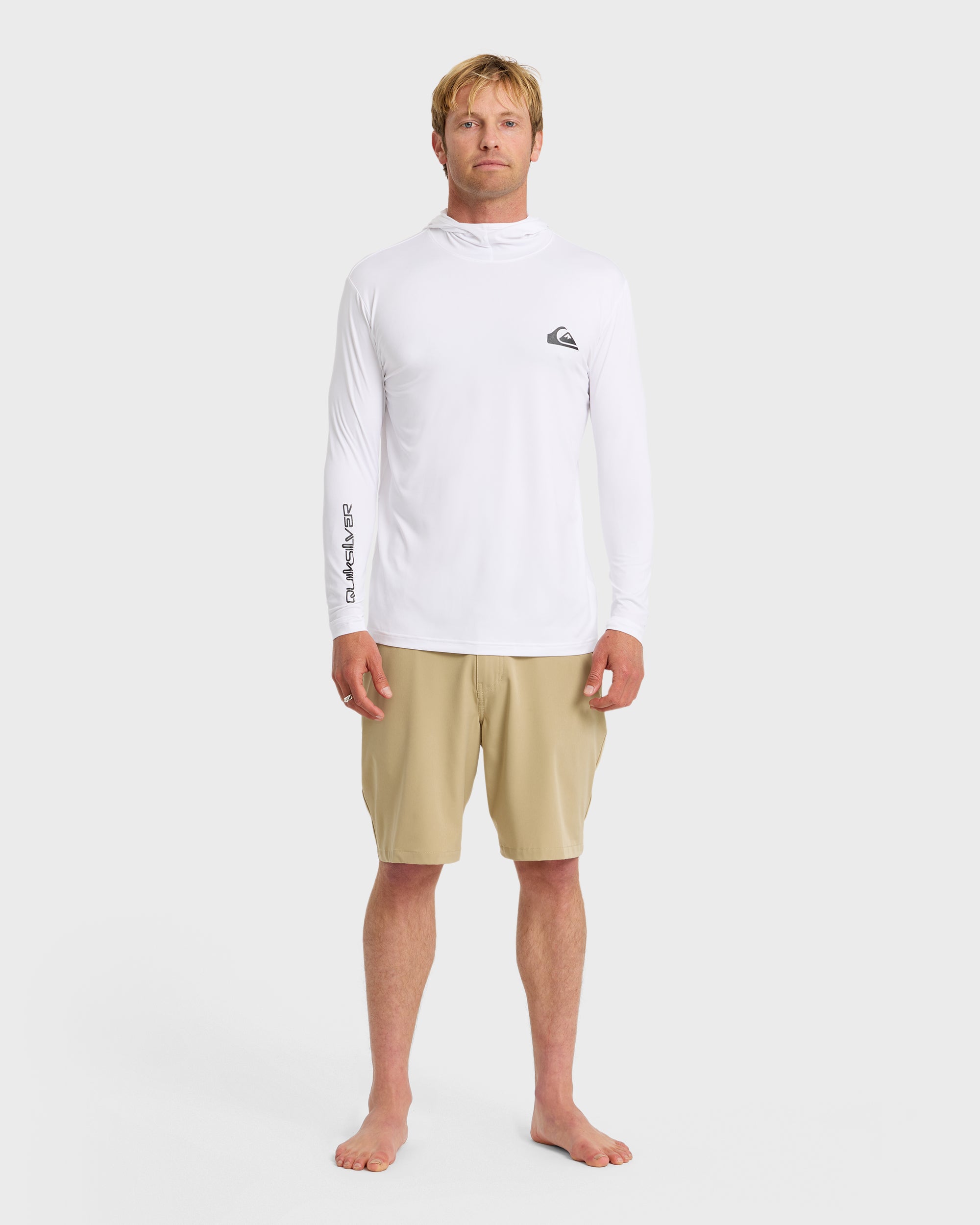 Everyday Hooded Surf Tee - White - Image 3