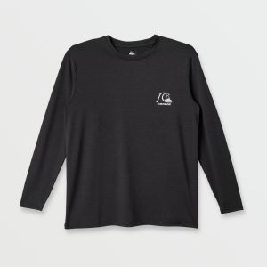 DNA Logo Surf  Long Sleeve Surf Tee - Phantom Heather