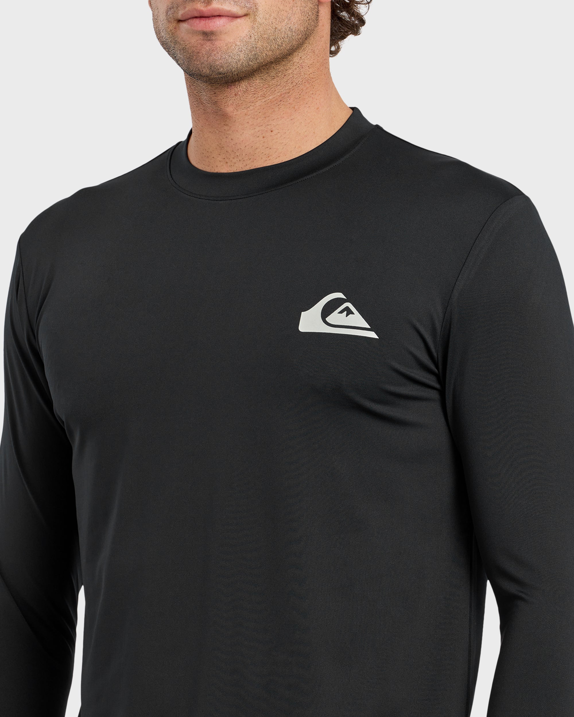 Everyday Long Sleeve Surf Tee - Black - Image 6