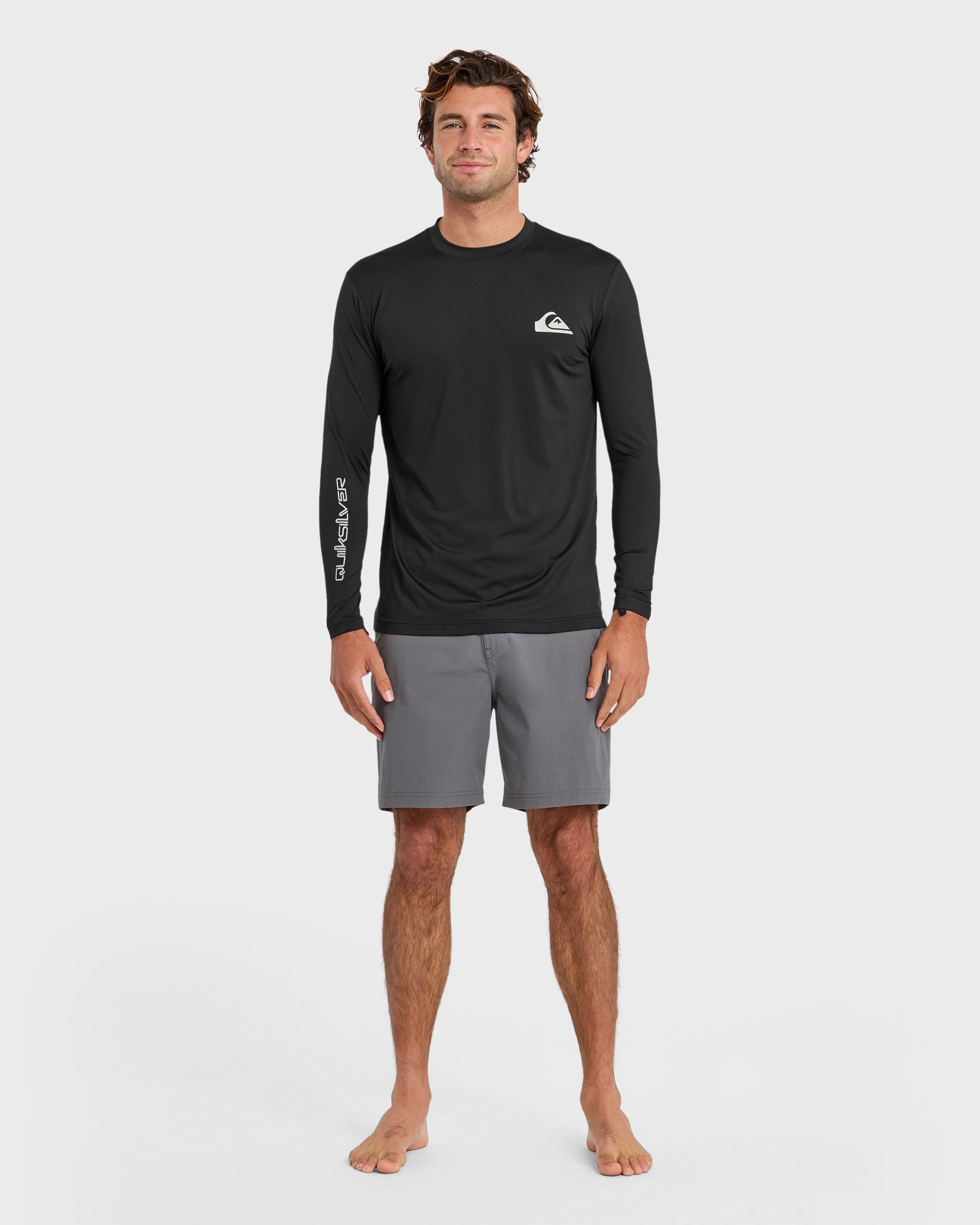 Everyday Long Sleeve Surf Tee - Black - Image 3