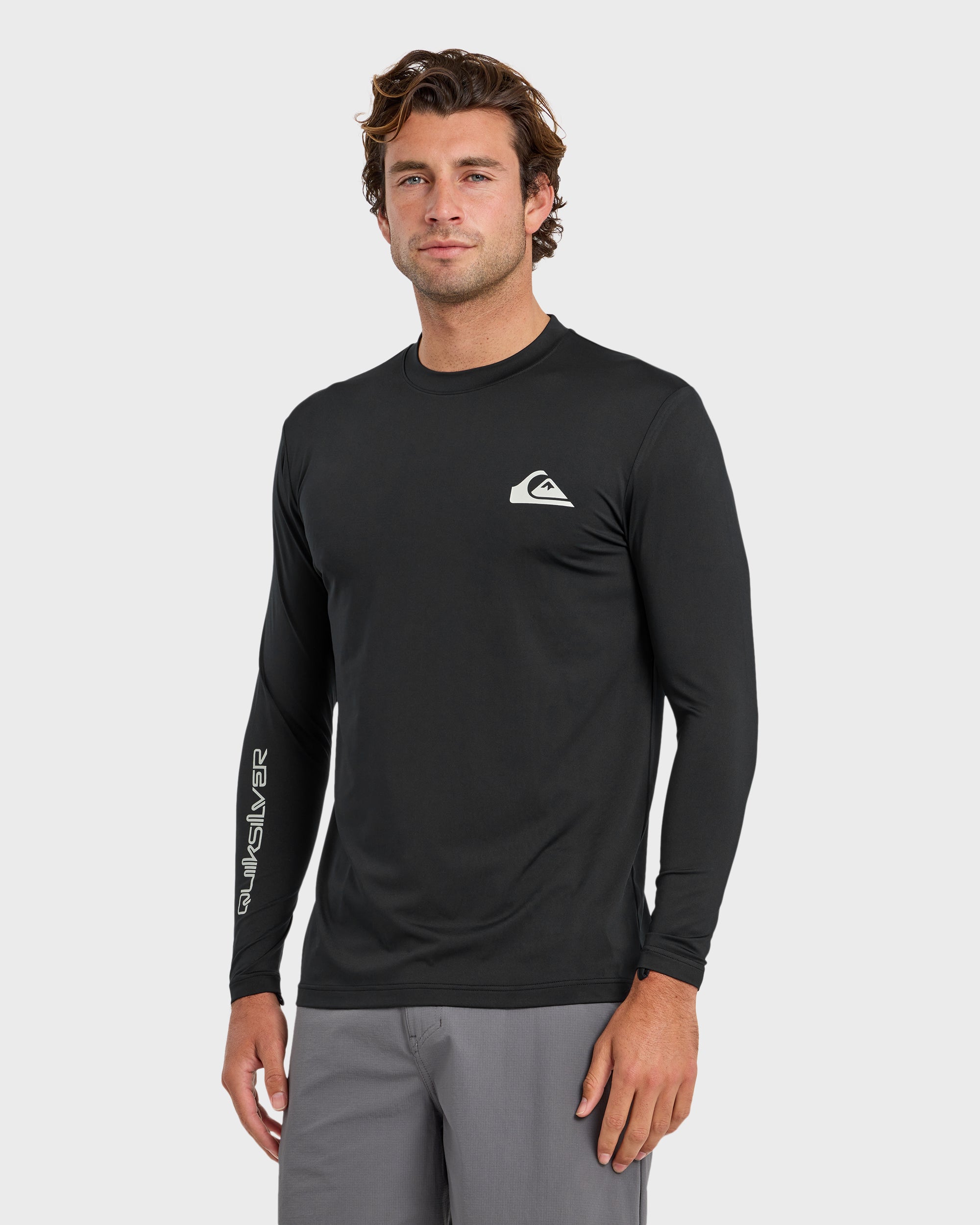 Everyday Long Sleeve Surf Tee - Black - Image 4