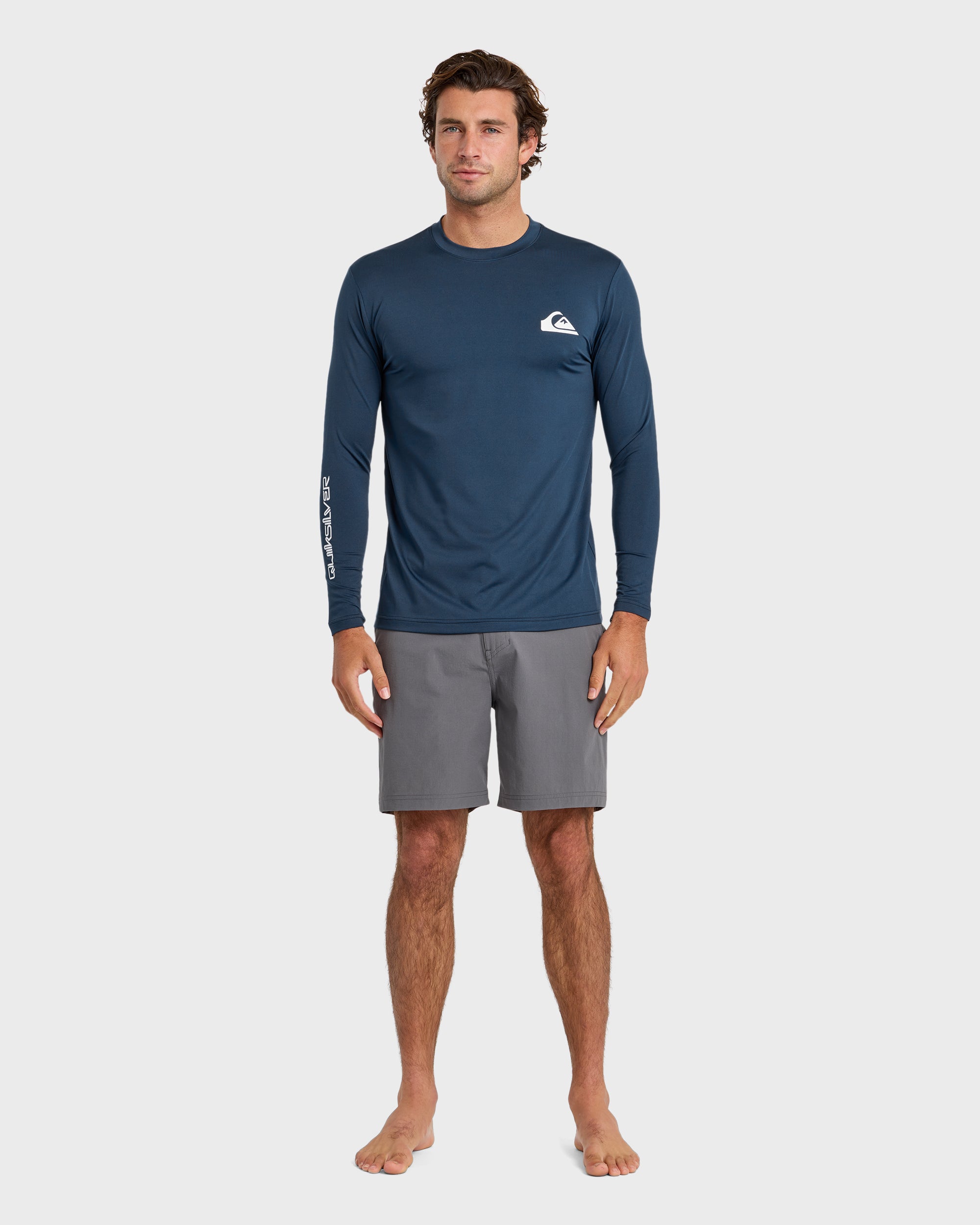 Everyday Long Sleeve Surf Tee - Dark Denim - Image 3
