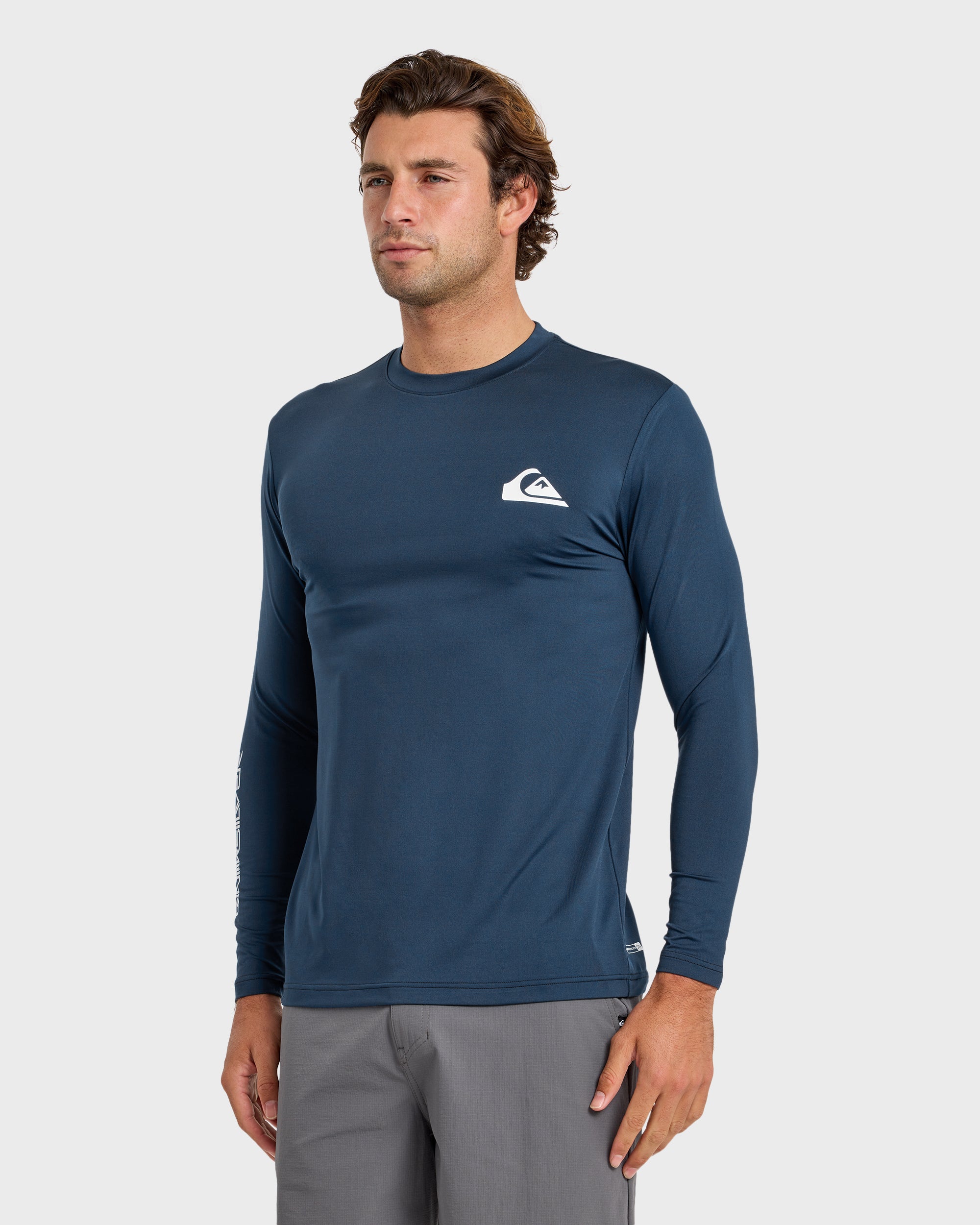 Everyday Long Sleeve Surf Tee - Dark Denim - Image 4