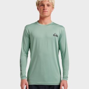 Everyday Long Sleeve Surf Tee - Granite Green