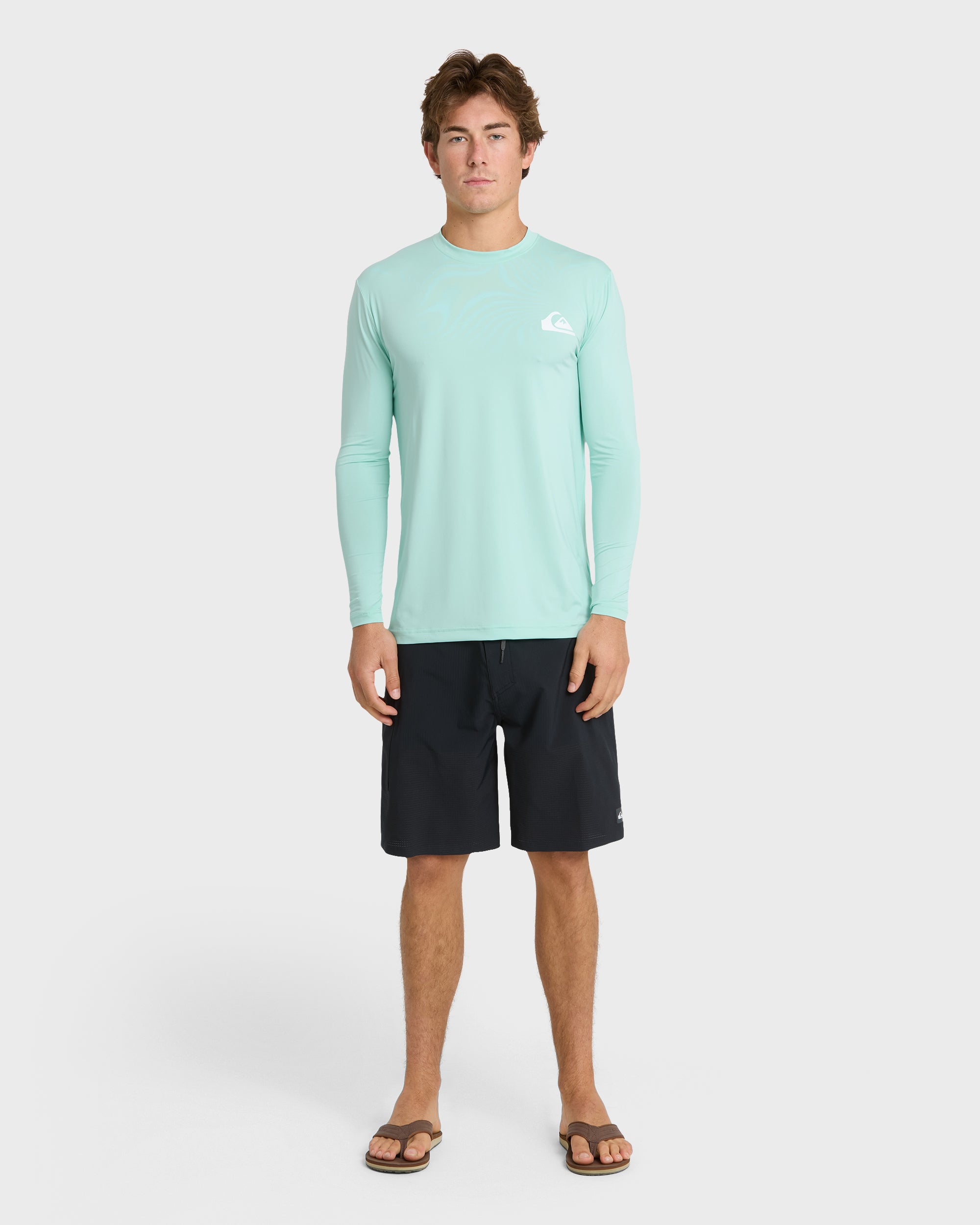 Everyday Long Sleeve Surf Tee - Island Waters - Image 3