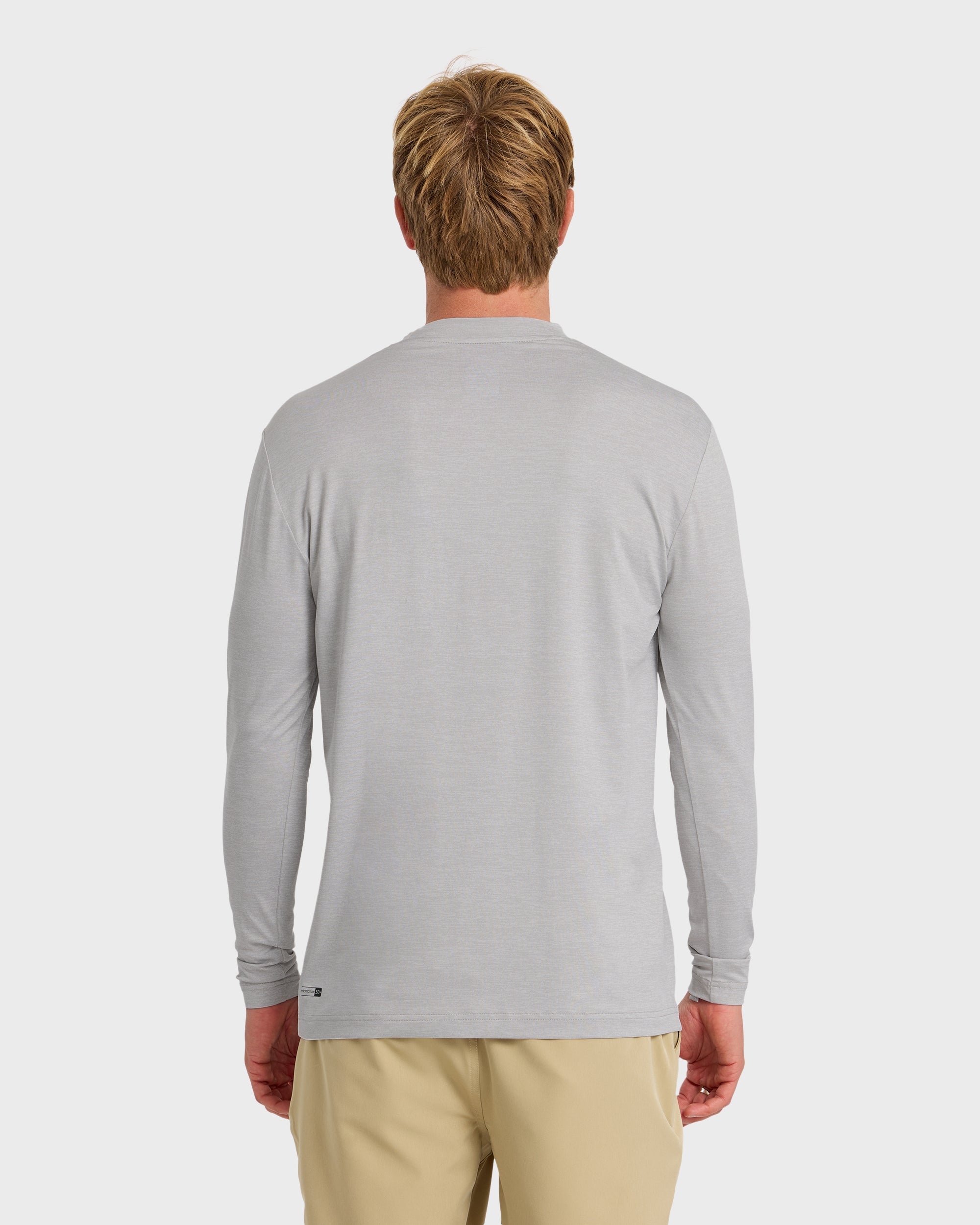 Everyday Long Sleeve Surf Tee - Light Grey Hth - Image 2