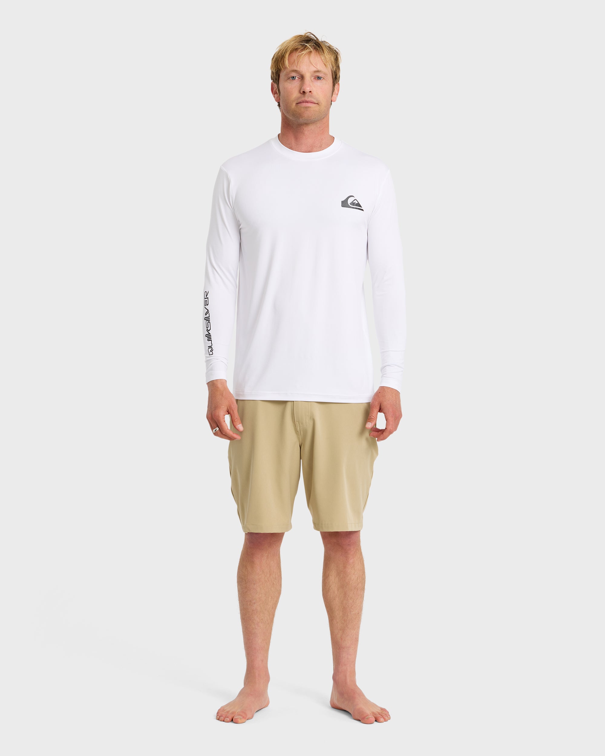 Everyday Long Sleeve Surf Tee - White - Image 3