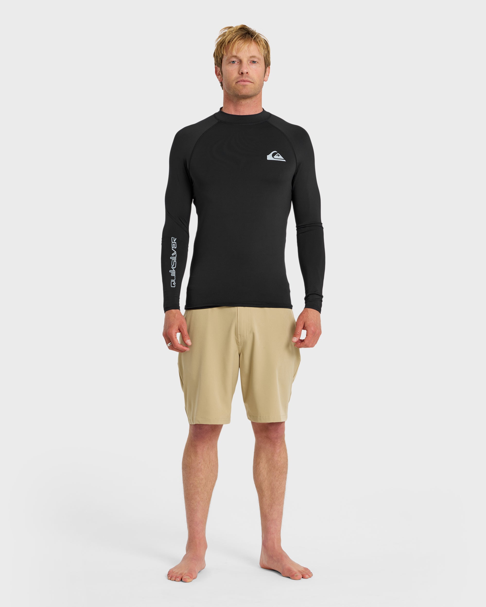 Everyday UPF 50 Long Sleeve Rashguard - Black - Image 3