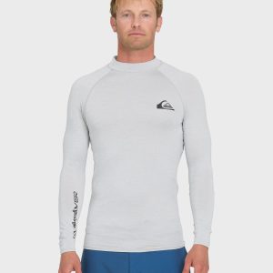 Everyday UPF 50 Long Sleeve Rashguard - Light Grey Hth