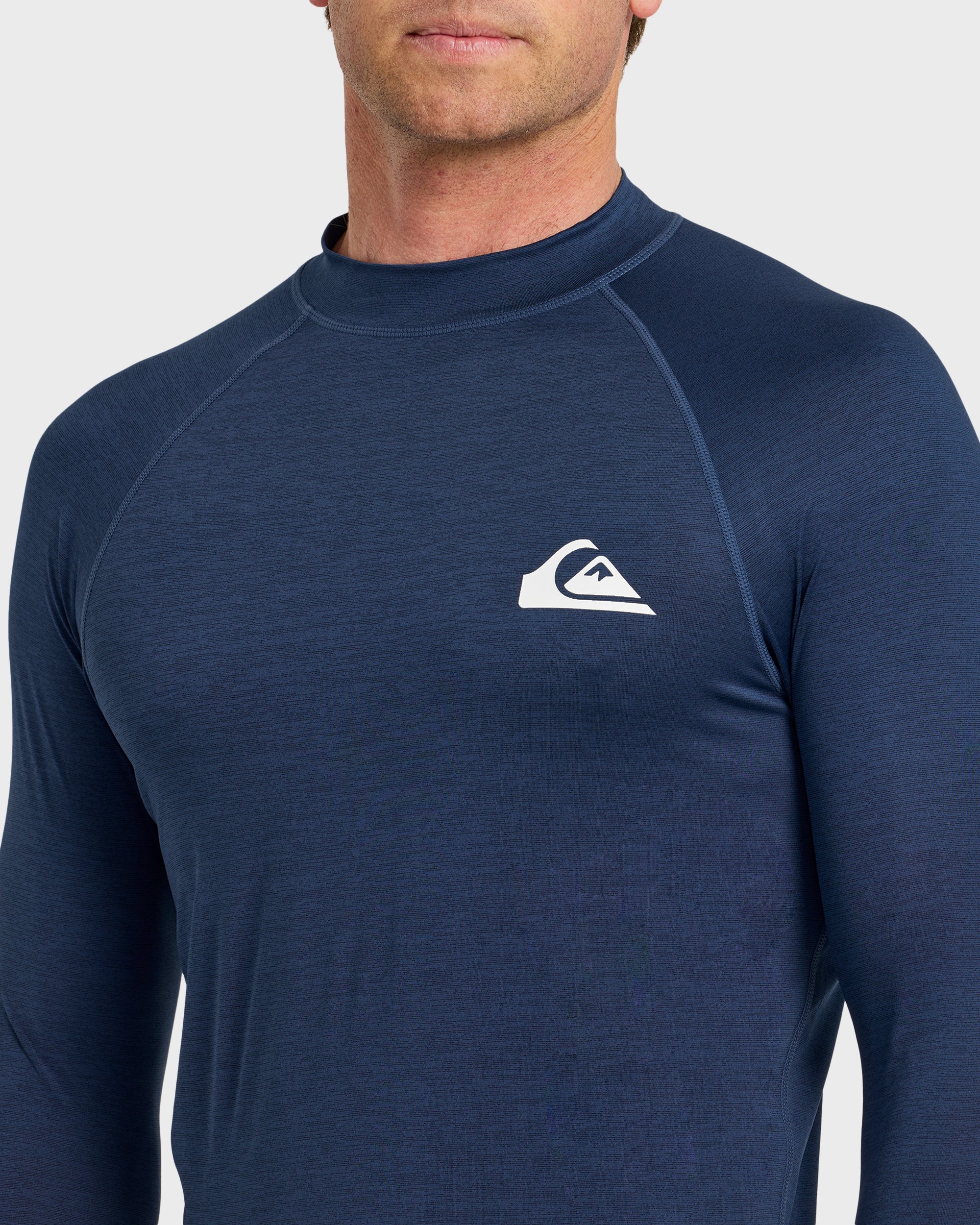 Everyday UPF 50 Long Sleeve Rashguard - Navy Heather - Image 5