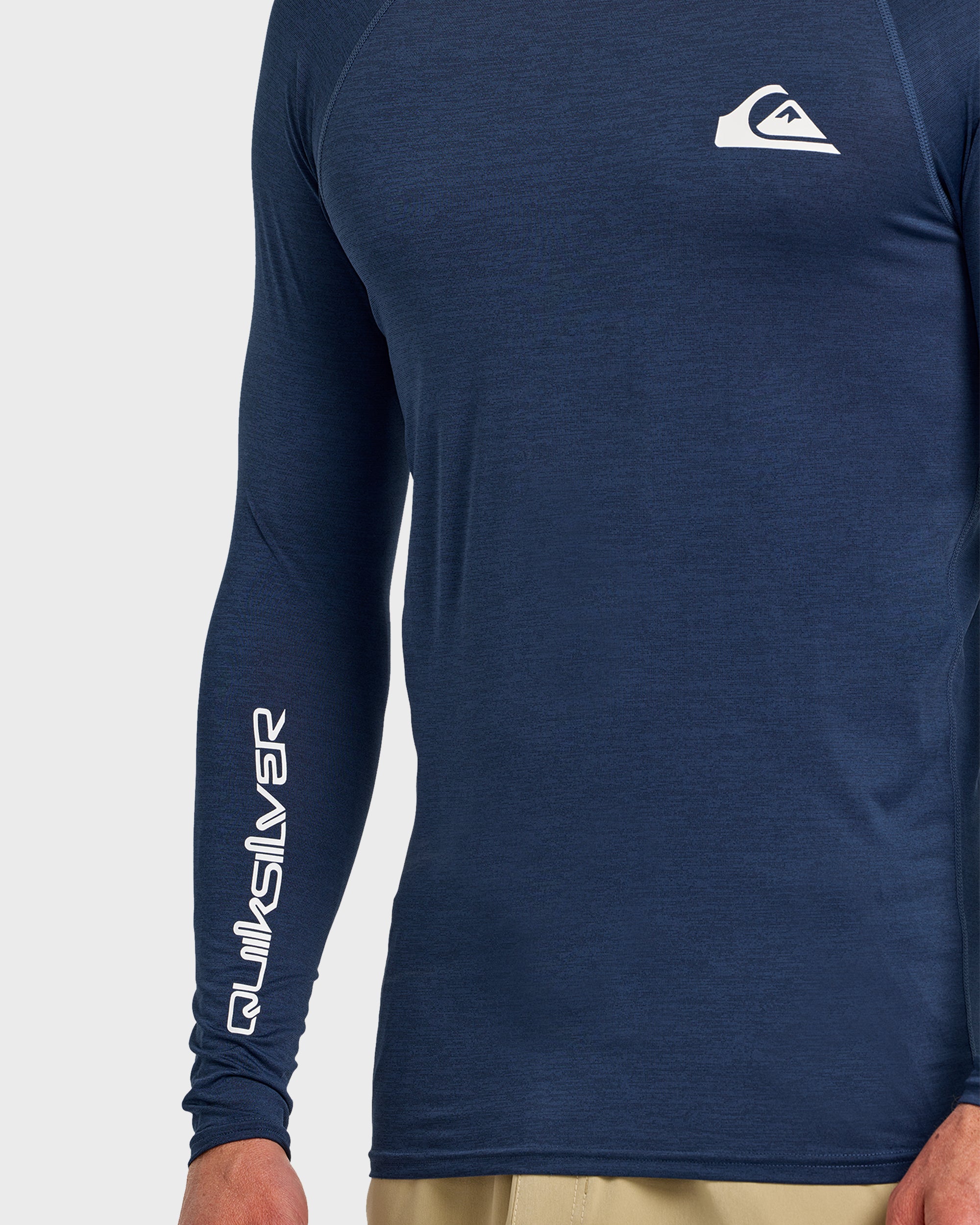 Everyday UPF 50 Long Sleeve Rashguard - Navy Heather - Image 6