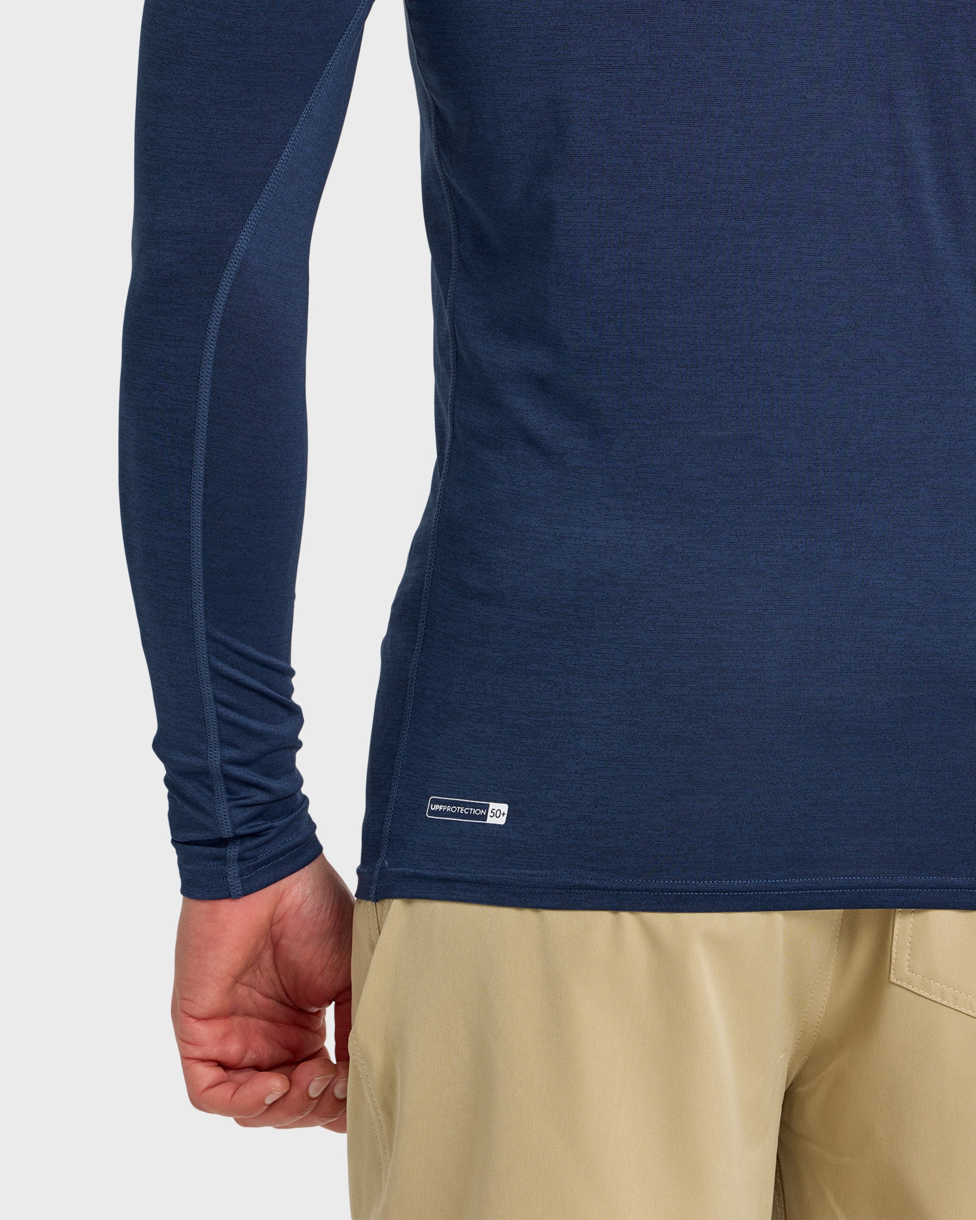 Everyday UPF 50 Long Sleeve Rashguard - Navy Heather - Image 7