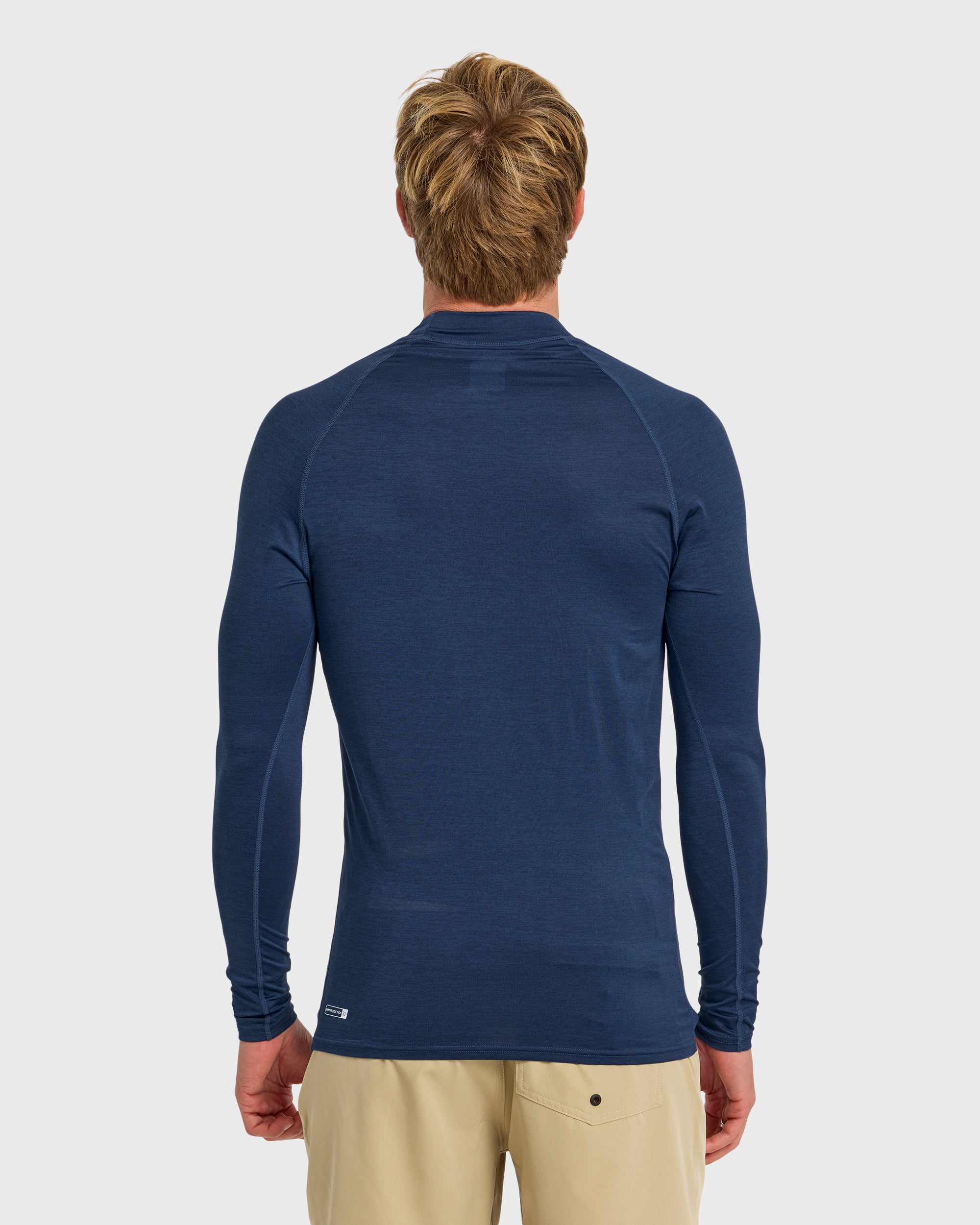 Everyday UPF 50 Long Sleeve Rashguard - Navy Heather - Image 2