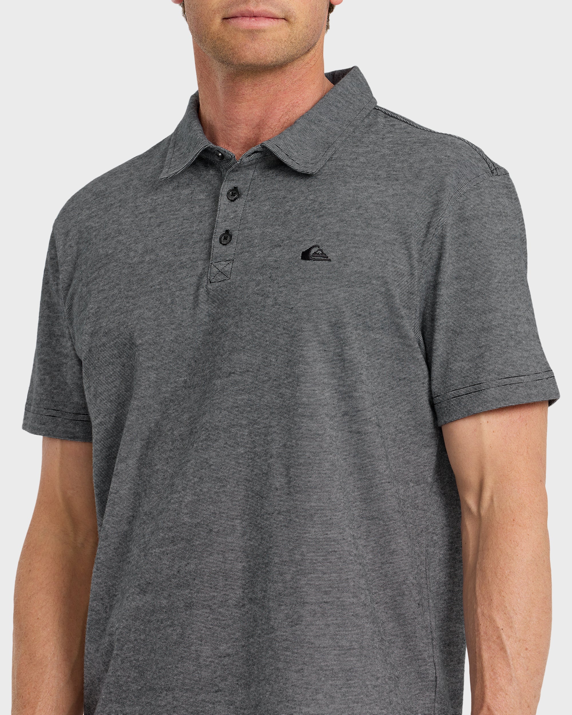 Sunset Cruise Polo Shirt - Black - Image 6