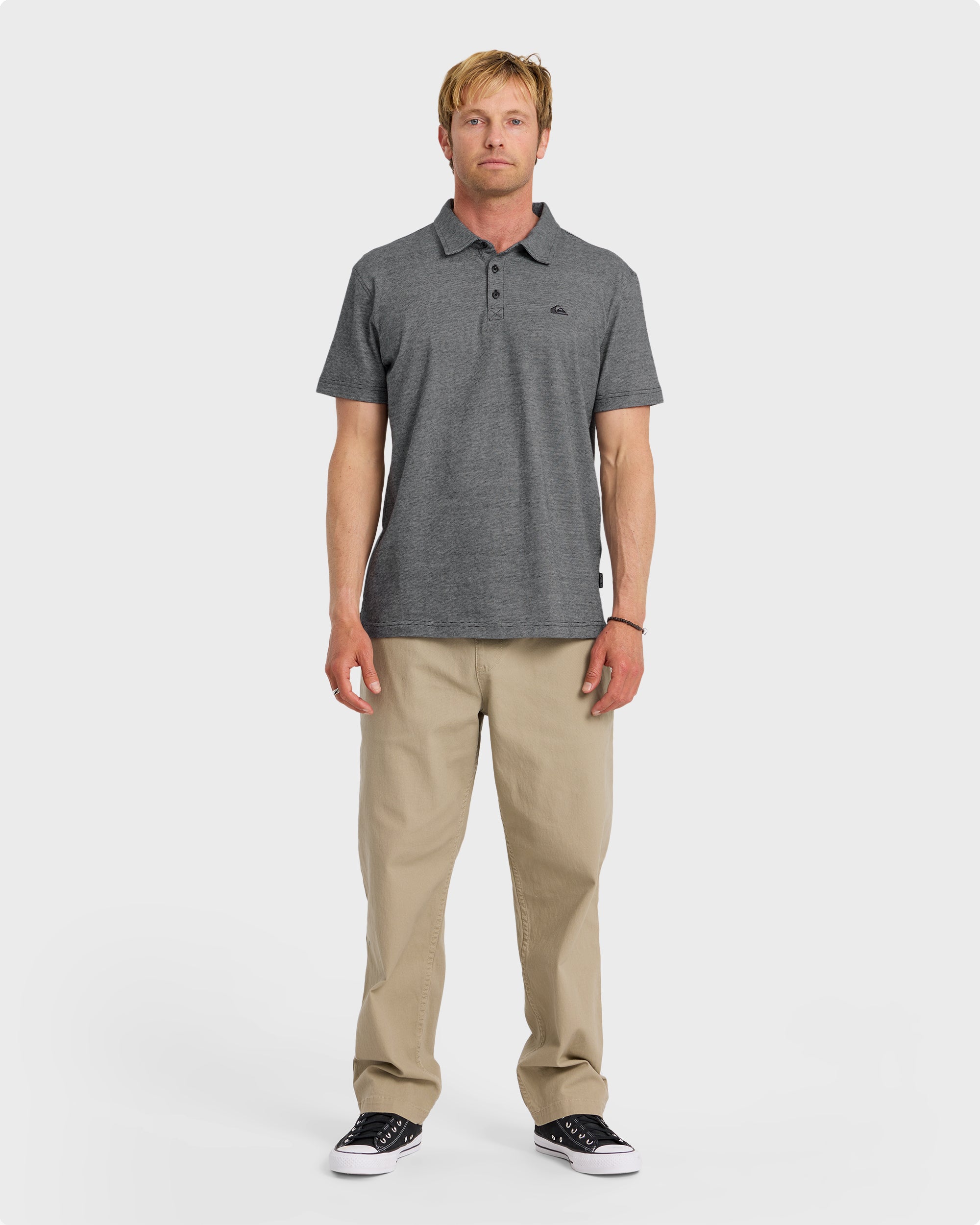 Sunset Cruise Polo Shirt - Black - Image 4