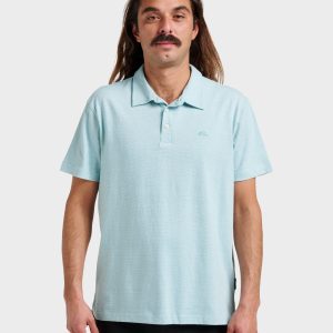 Sunset Cruise Polo Shirt - Dusty Turquoise