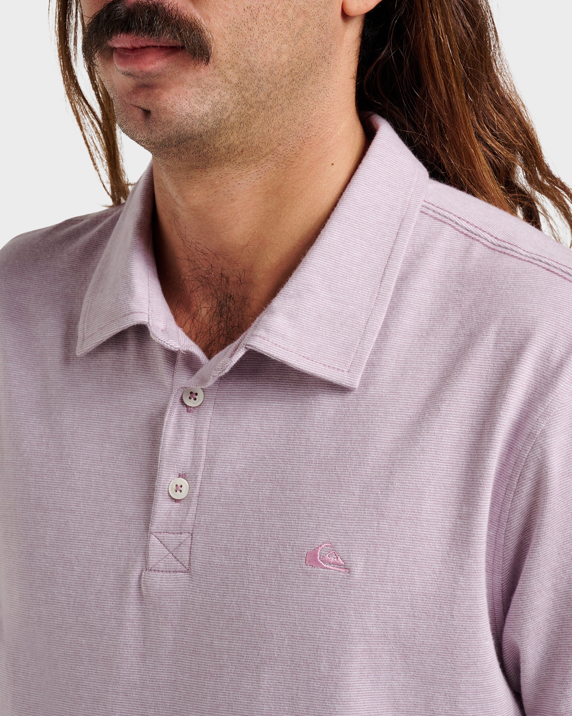 Sunset Cruise Polo Shirt - Elderberry - Image 4