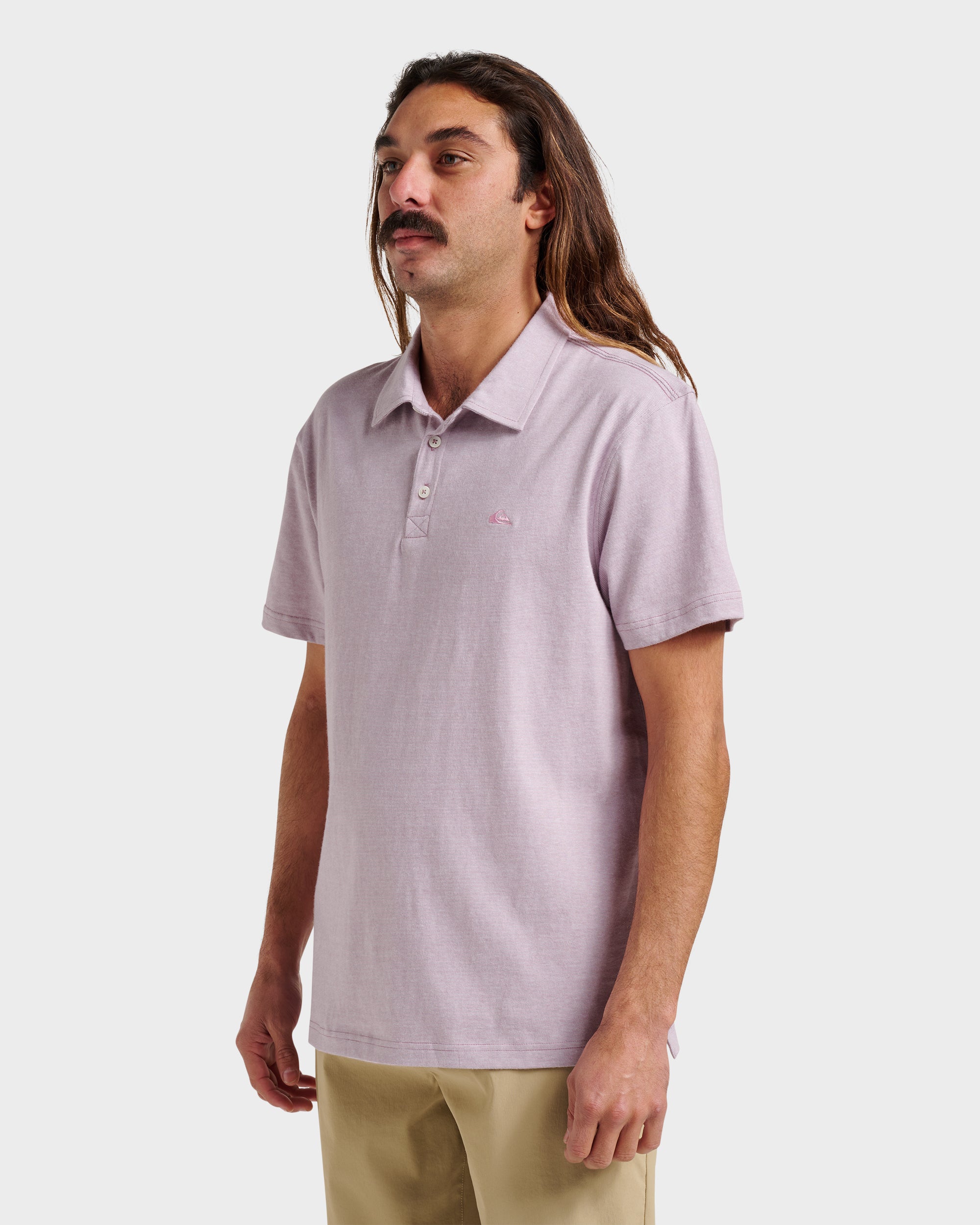 Sunset Cruise Polo Shirt - Elderberry - Image 3