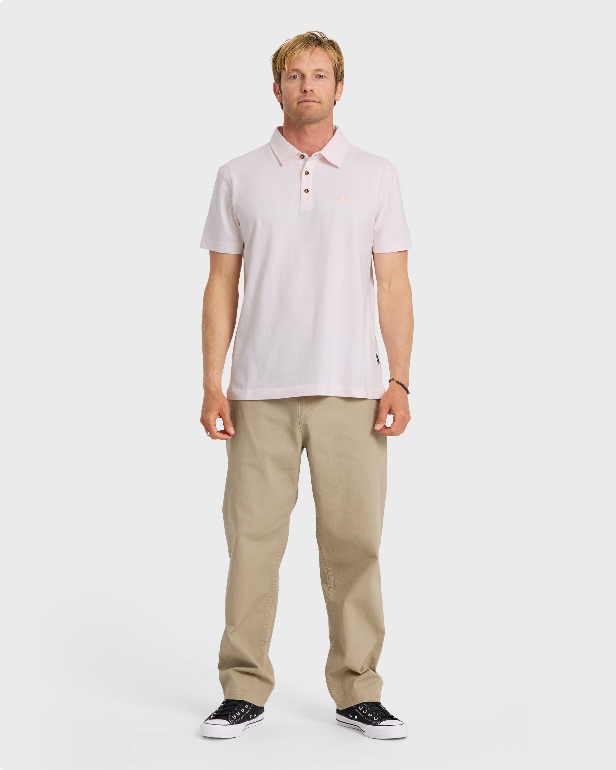 Sunset Cruise Polo Shirt - Rosewater - Image 3
