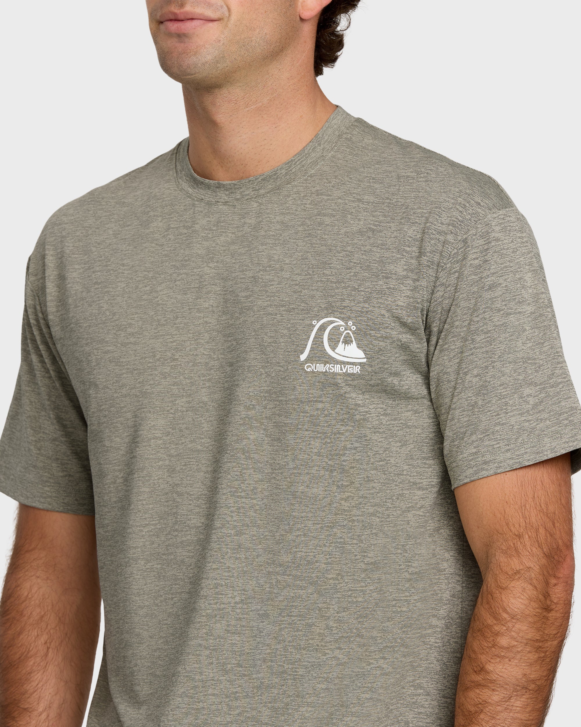 DNA Logo Surf Short Sleeve Surf Tee - Smoked Gray Heather - Image 5