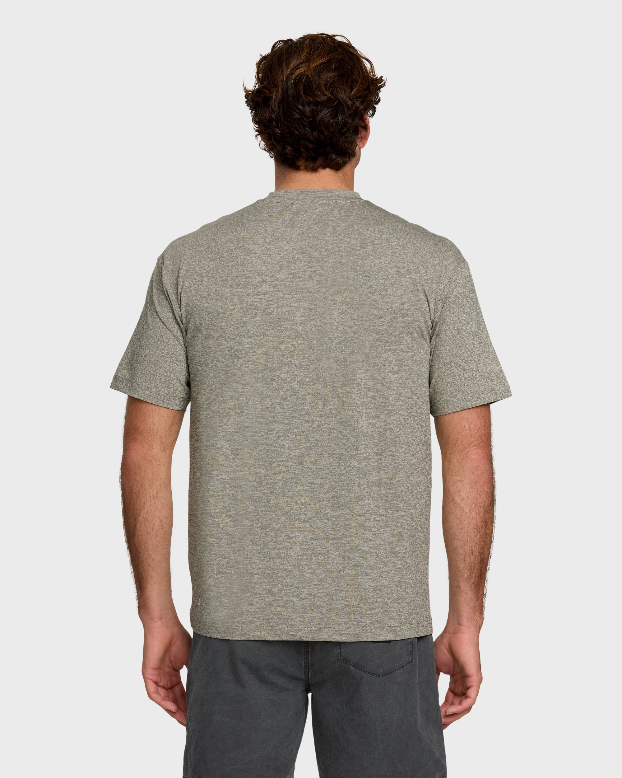 DNA Logo Surf Short Sleeve Surf Tee - Smoked Gray Heather - Image 2