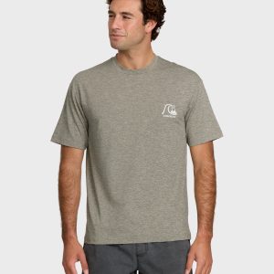 DNA Logo Surf Short Sleeve Surf Tee - Smoked Gray Heather